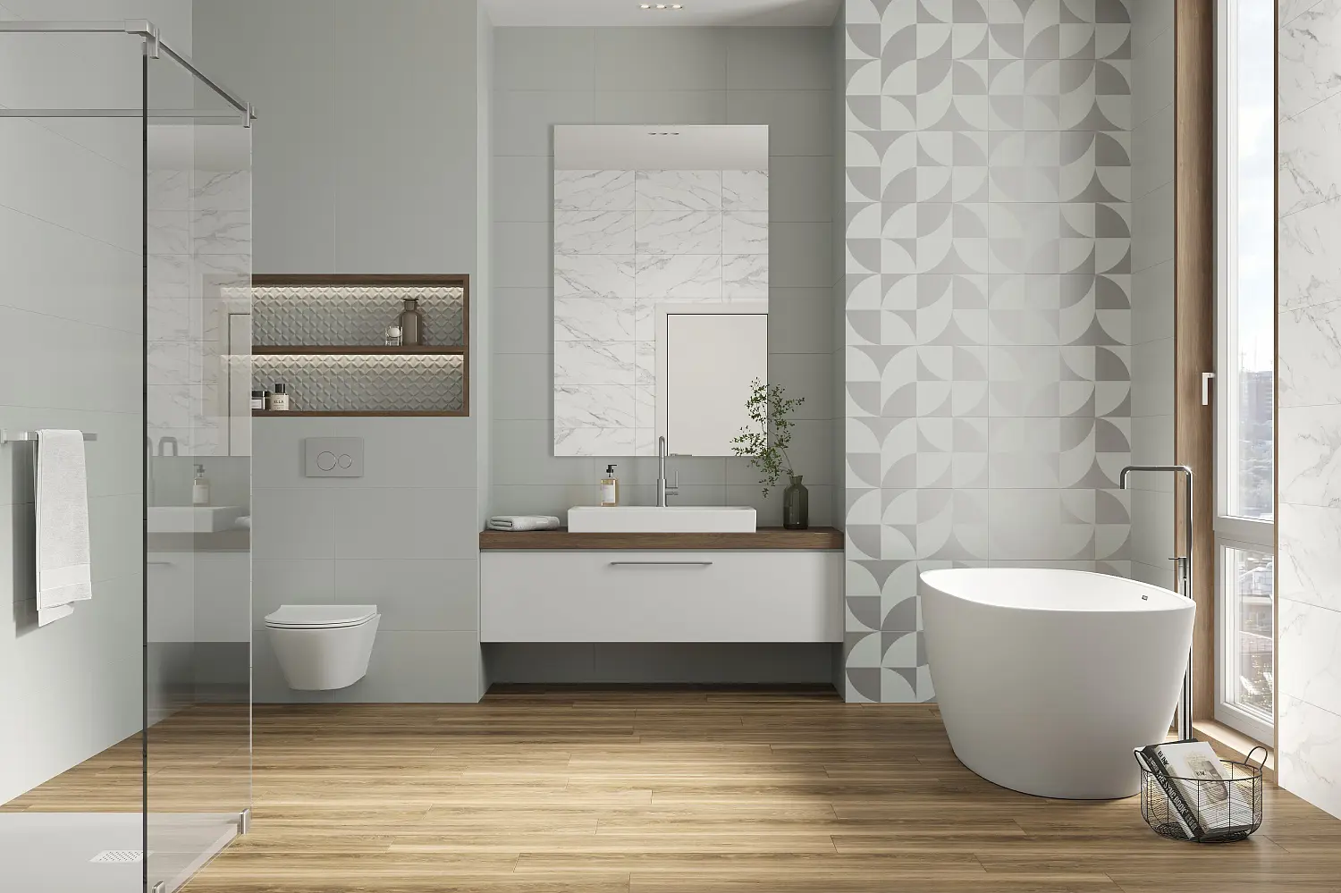 Изображение товара Керамическая плитка Creto Pastel Haze 30x60см