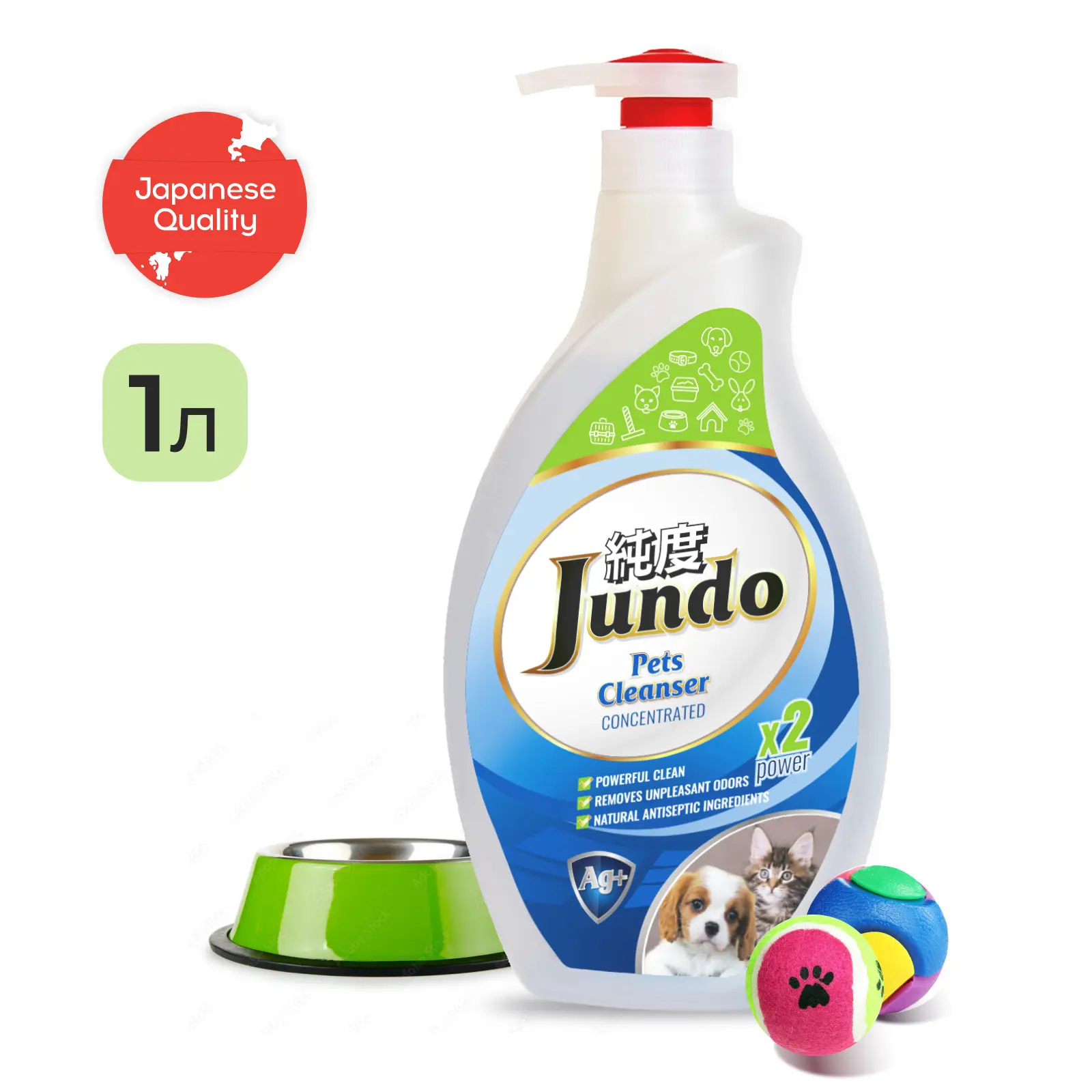 Изображение товара Гель для уборки за животными Jundo Pets cleanser 1 л