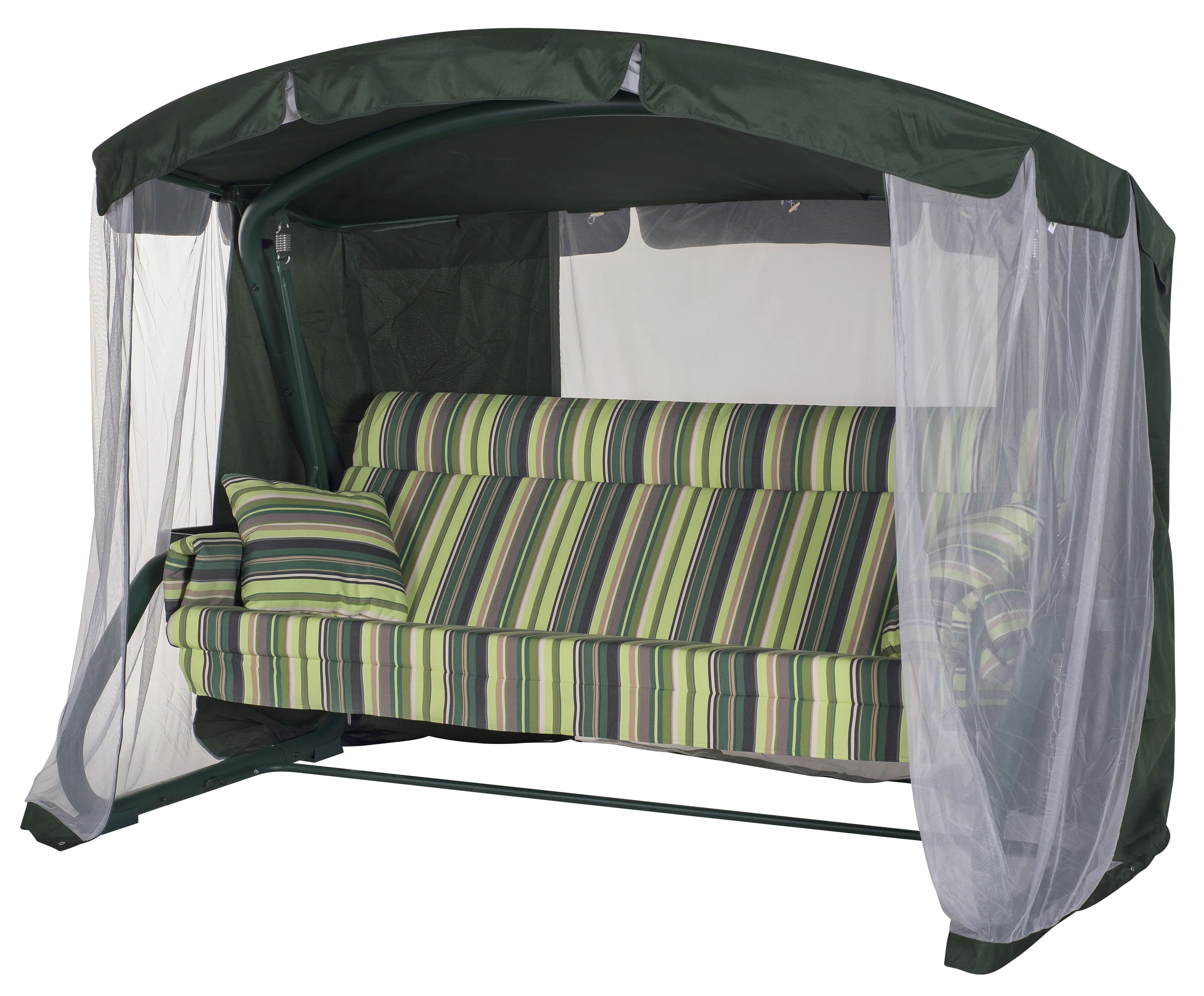 Изображение товара Качели садовые Удачная мебель A43G.001 Империя 4-х местные до 380 кг зеленый