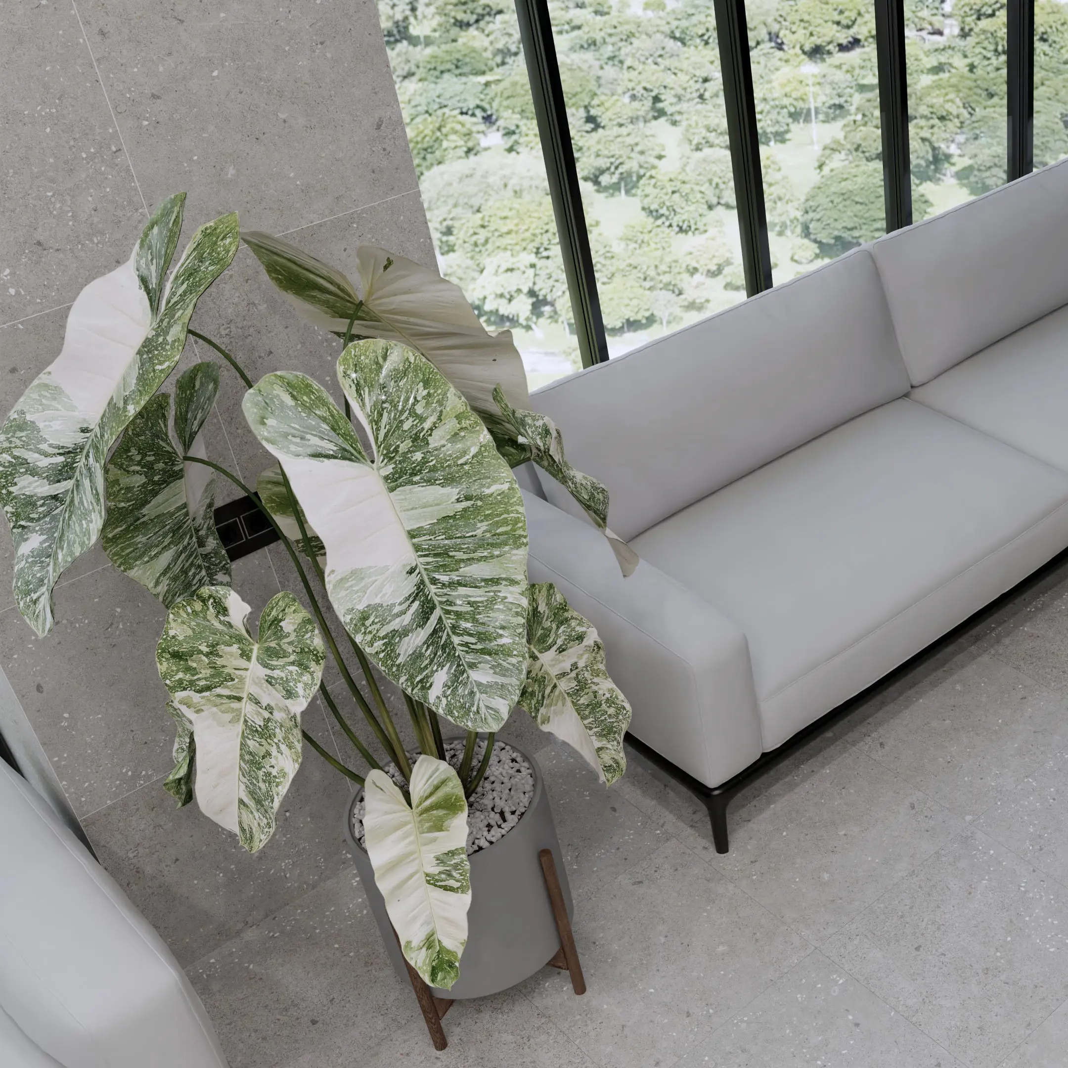 Изображение товара Керамогранит Beryoza Ceramika Elements Gp Grey 50x50 см 1.5 м² для пола и стены