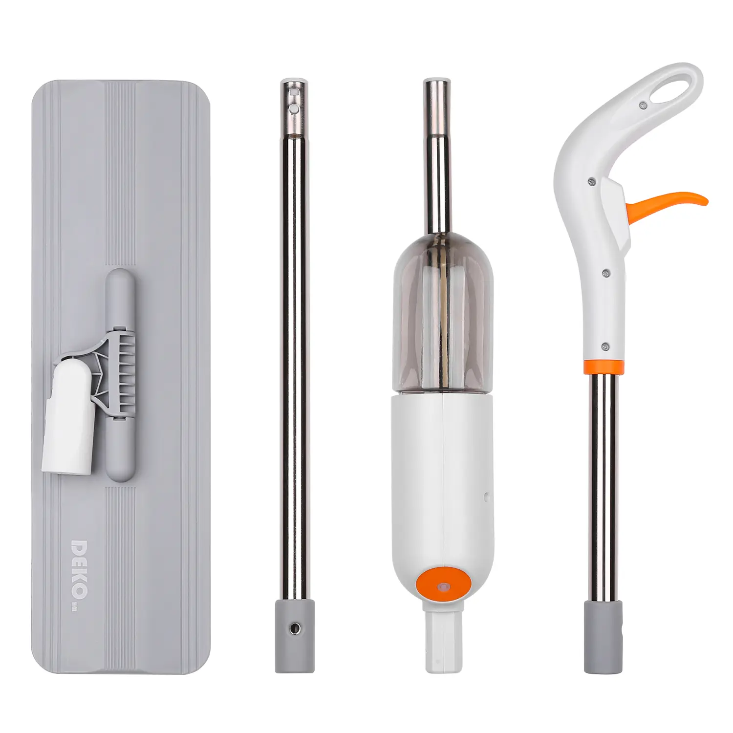 Изображение товара Швабра для мытья полов Deko DKFM01 SET3 со встроенным распылителем, 3 сменные насадки