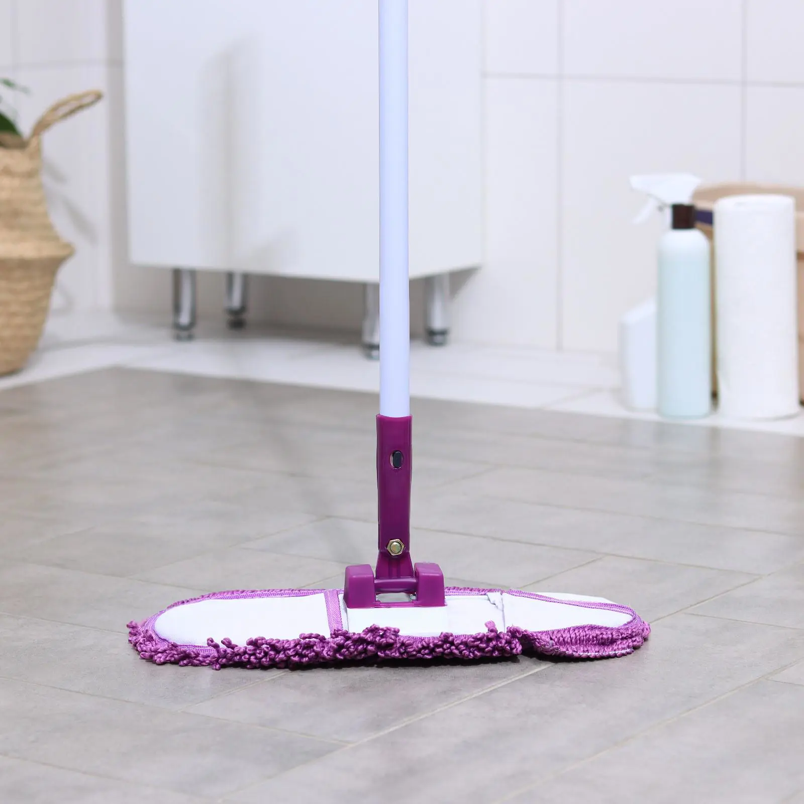 Изображение товара Швабра для пола ДОЛЯНА 1499452 микрофибра