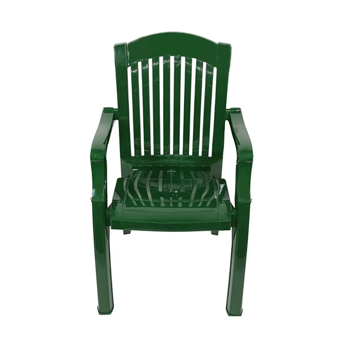 Изображение товара Кресло садовое Стандарт 217495 пластик ПРЕМИУМ-1 45 см х 56 см х 90 см пластик зеленый