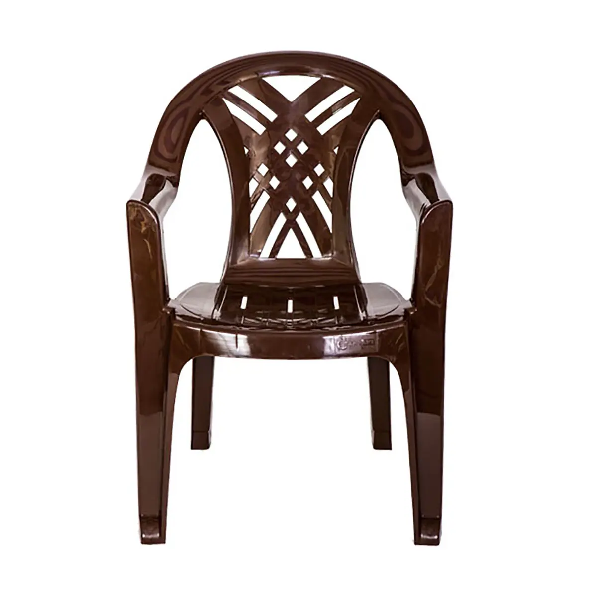 Изображение товара Кресло садовое Стандарт 217491 пластик Престиж-2 64 см х 60 см х 83 см пластик коричневый