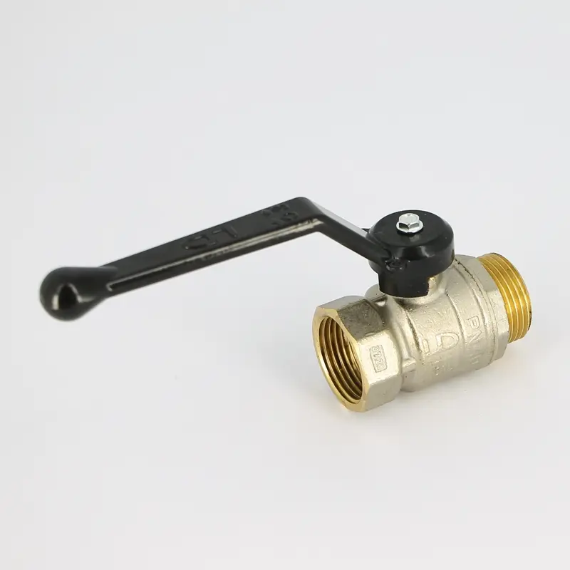 Изображение товара Кран шаровой прямой LD Pride DN25 PN40 1" НР/ВР латунь ручка рычаг