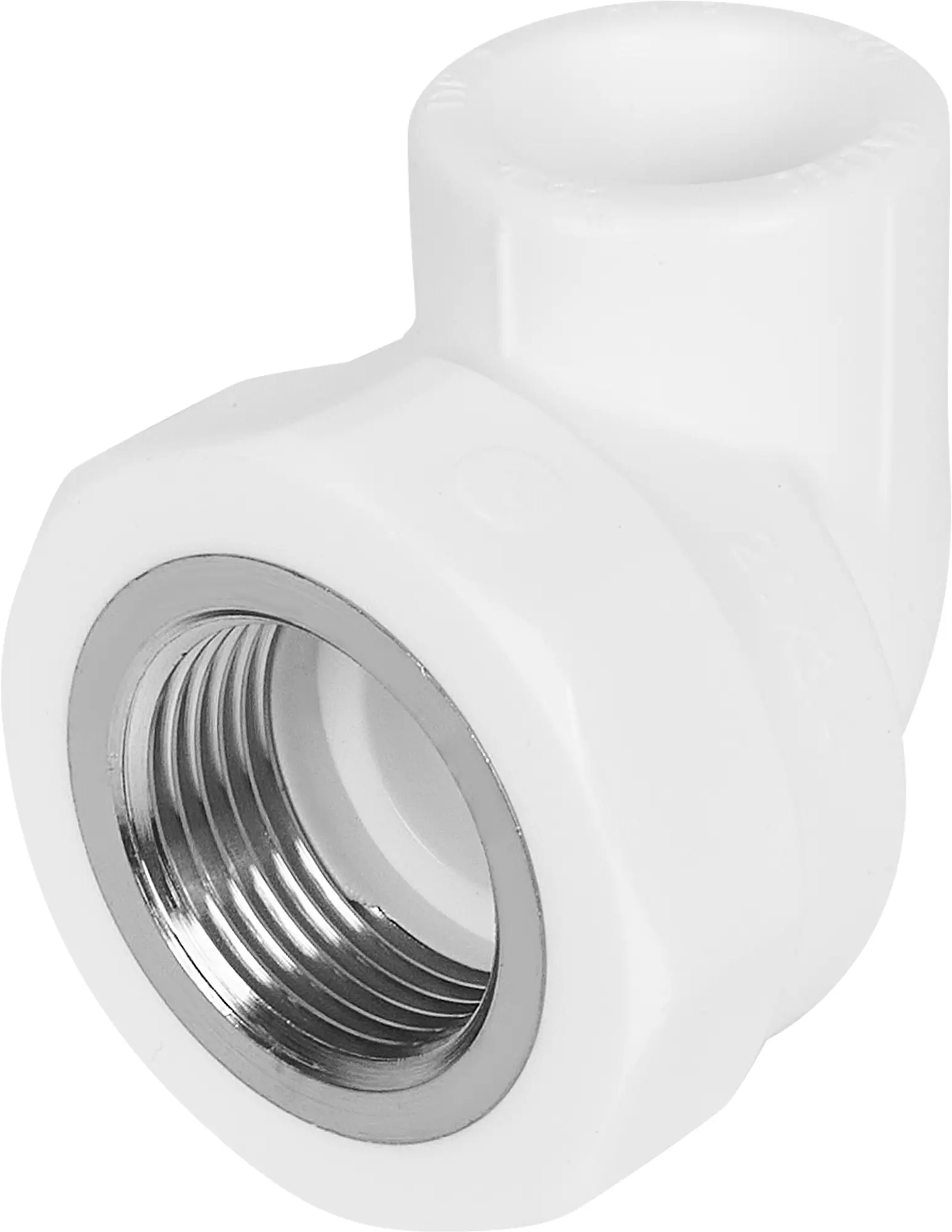 Изображение товара Угол комбинированный 90° Valtec 20 мм 3/4 дюйма полипропилен ВР ВП переход для водопровода