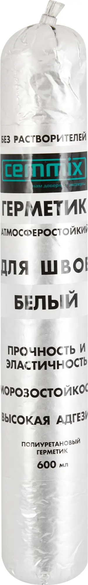 Изображение товара Клей-герметик Cemmix 600 мл белый универсальный для дерева и металла