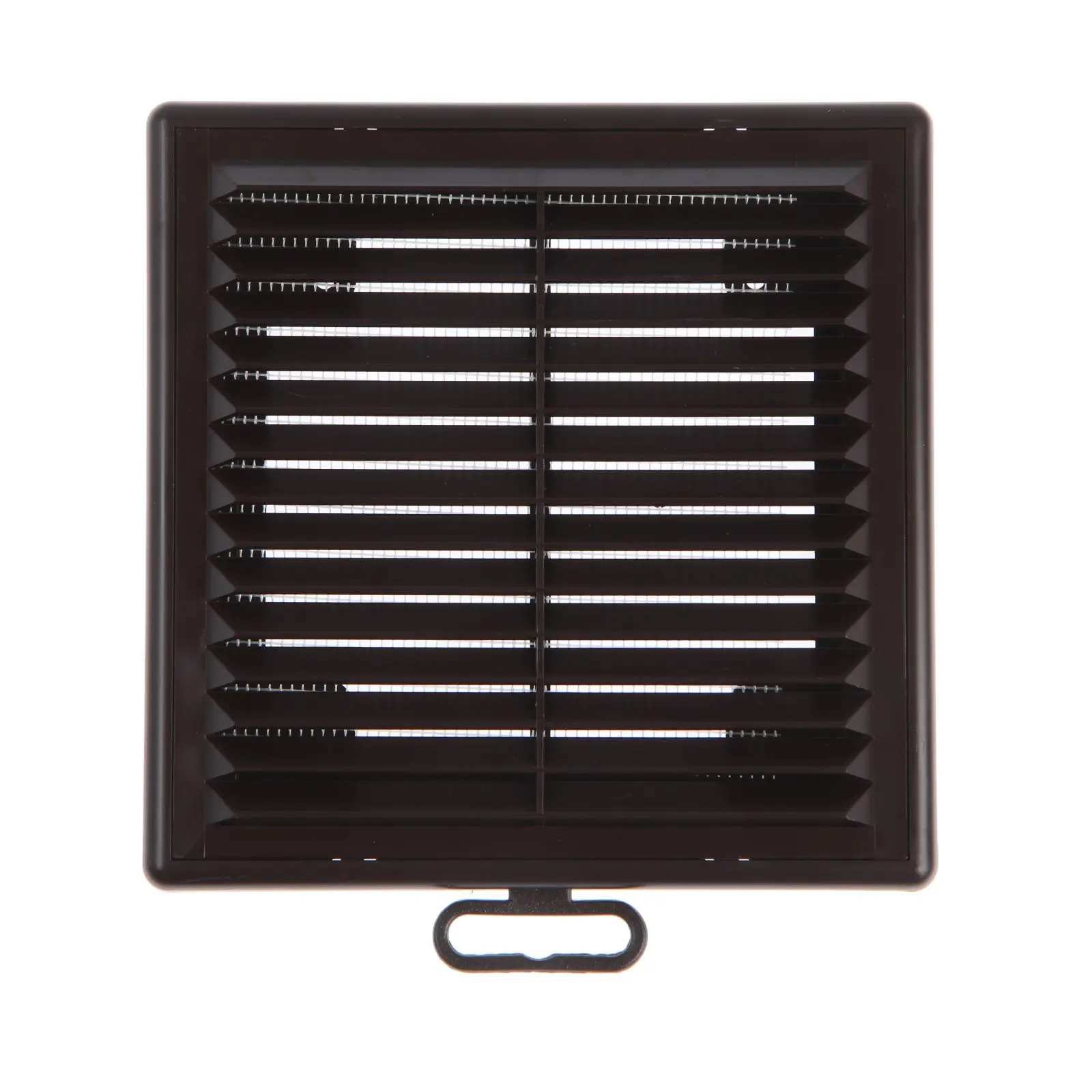 Изображение товара Решетка вентиляционная с сеткой TDM Electric разъемная 150x150 мм пластик цвет коричневый