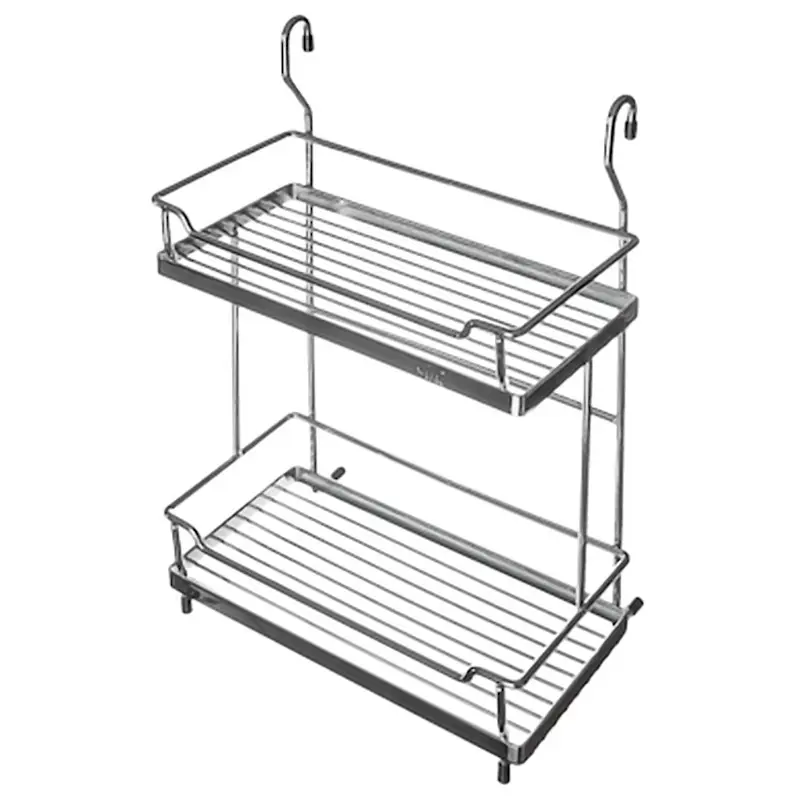 Изображение товара Полка Alba 40.50x28x18 см сталь цвет хром