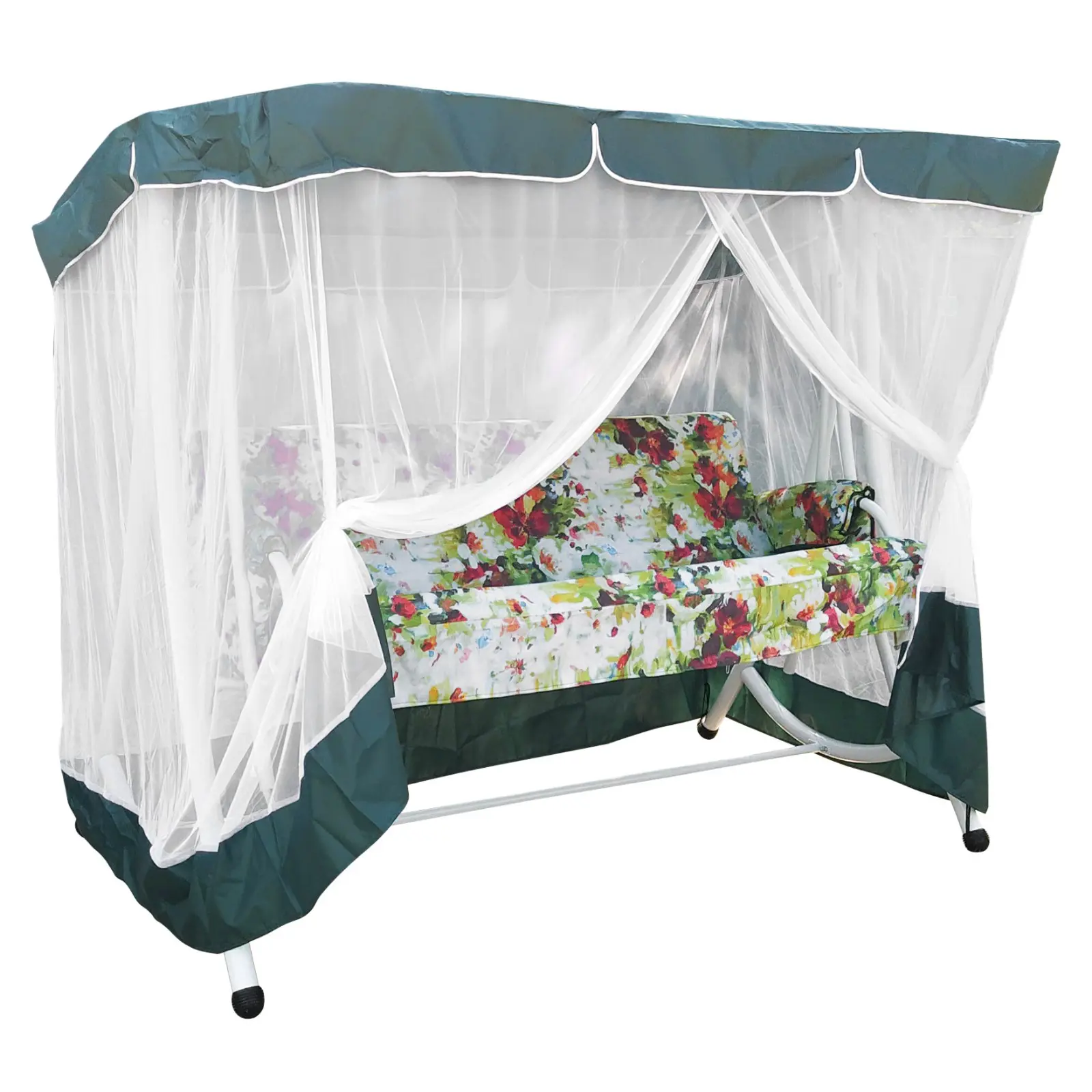 Изображение товара Качели садовые Simaland 2195386 Мирадо Премиум 4-х местные до 300 кг зеленый