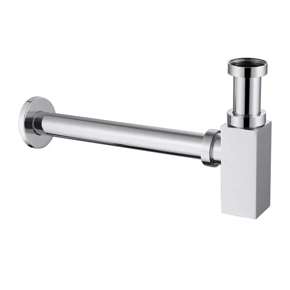 Изображение товара Сифон для раковины ABBER AF0031 хром из латуни Германия