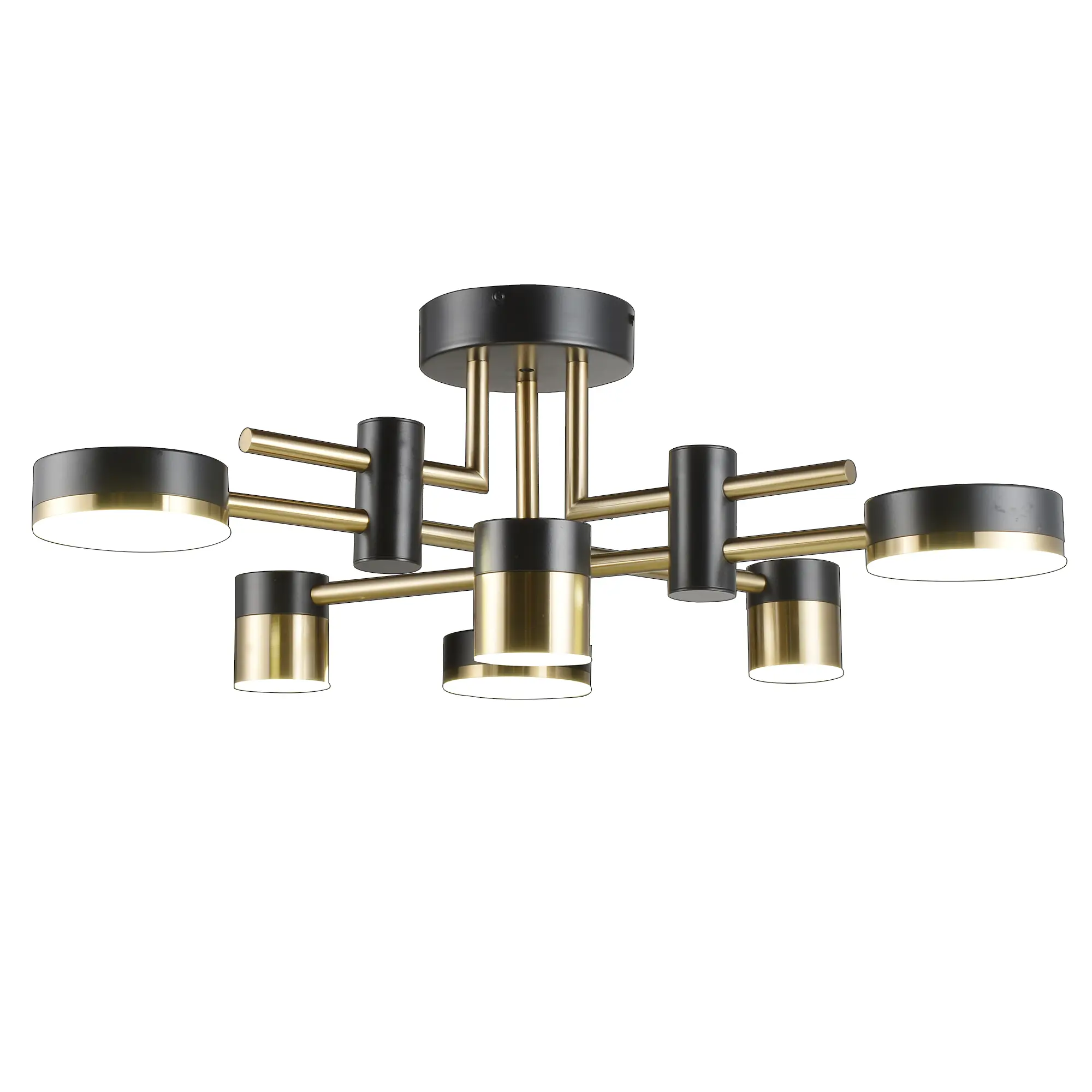 Изображение товара Люстра потолочная светодиодная NATALI KOVALTSEVA LOFT 81368 GOLD BLACK 11 м²
