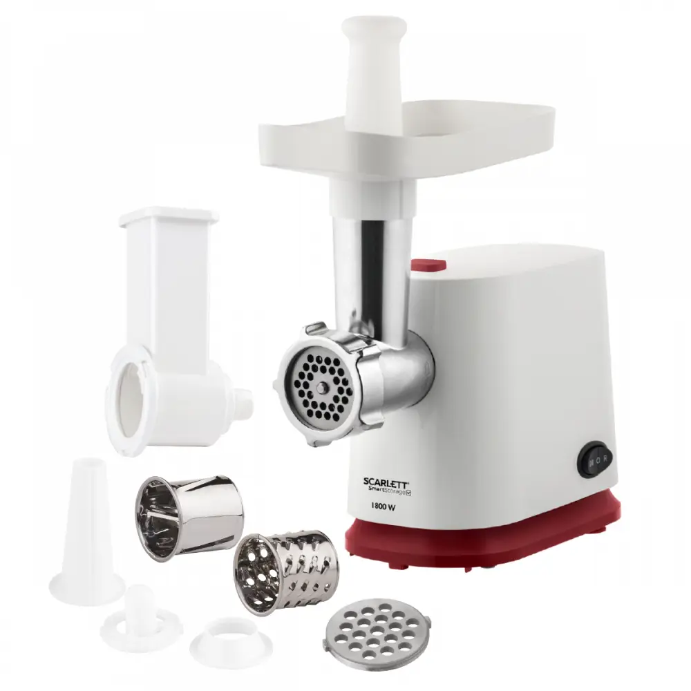 Изображение товара Мясорубка электрическая Scarlett 1800 Вт цвет белый Sc-mg45m23