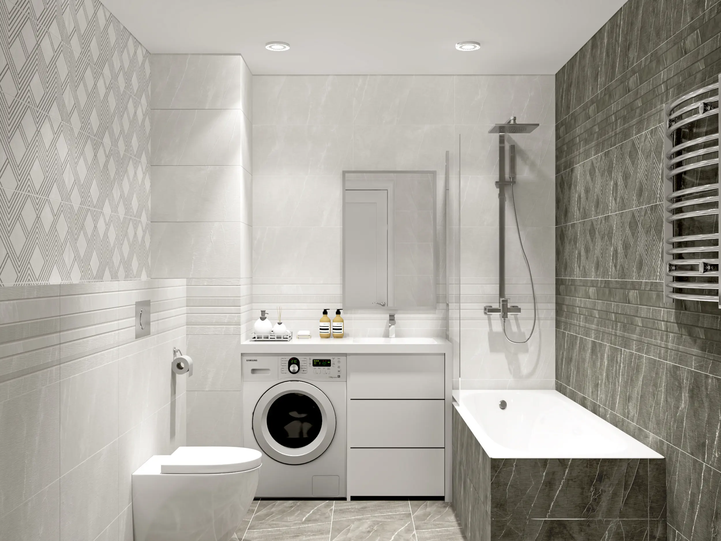 Изображение товара Плитка настенная Azori Hygge Light 315x630 белая 1.59м2, цена за упаковку