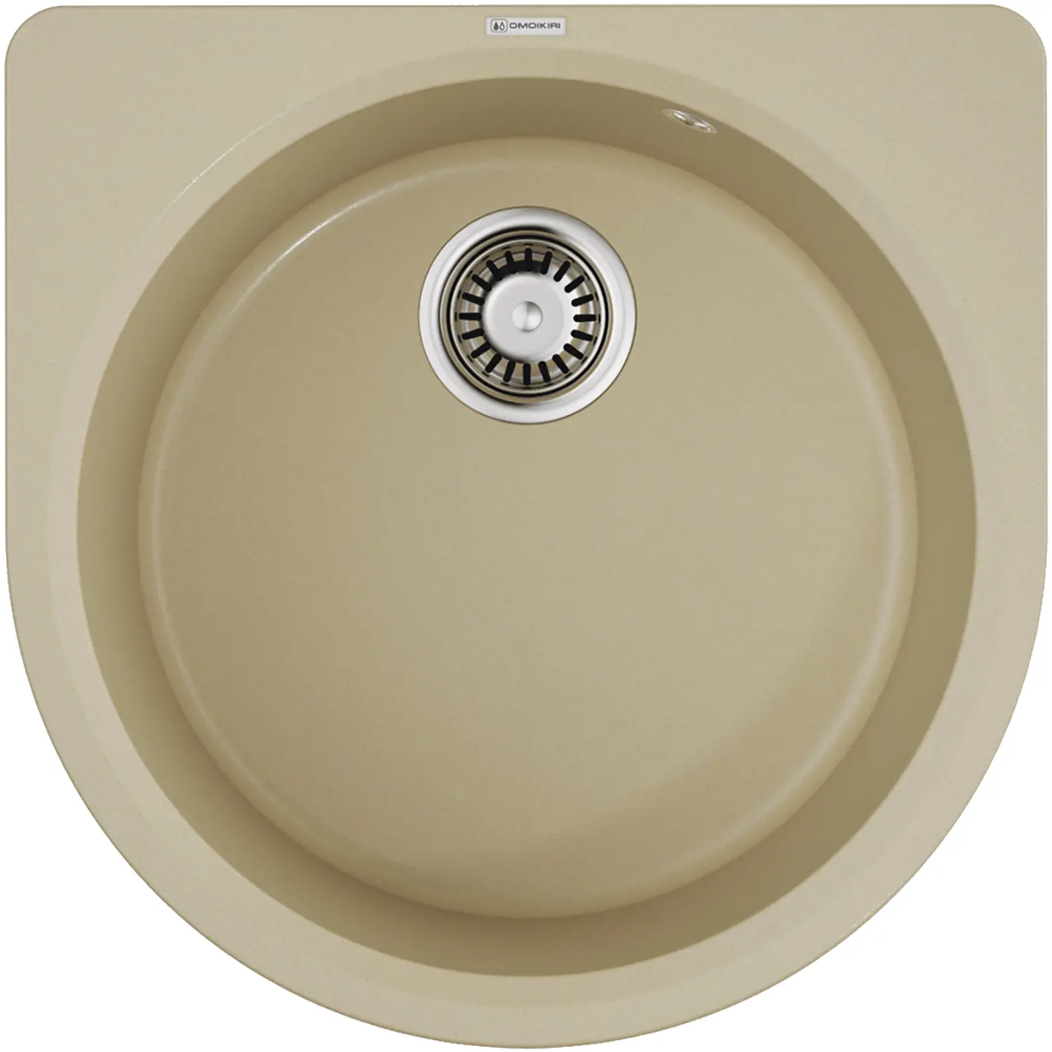 Изображение товара Кухонная мойка OMOIKIRI Akegata 51-SA 51x51см искусственный гранит/Бежевый