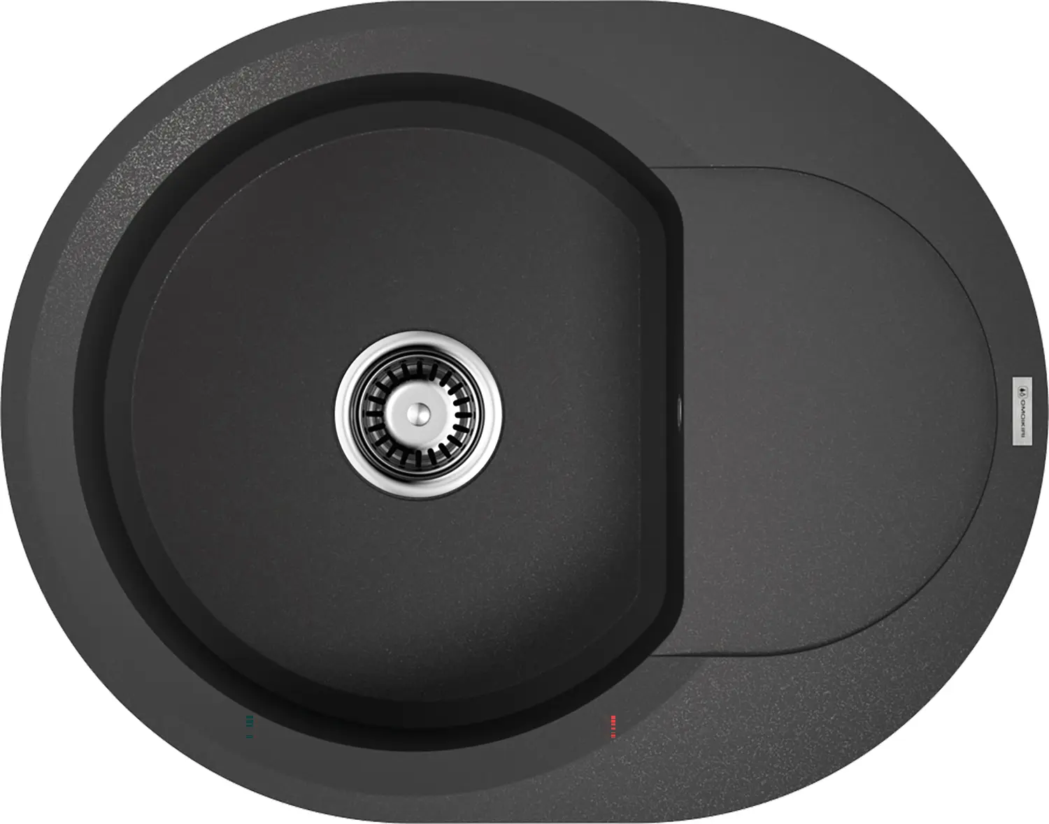 Изображение товара Кухонная мойка OMOIKIRI Sakaime 60E-BL 60x47см натуральная латунь