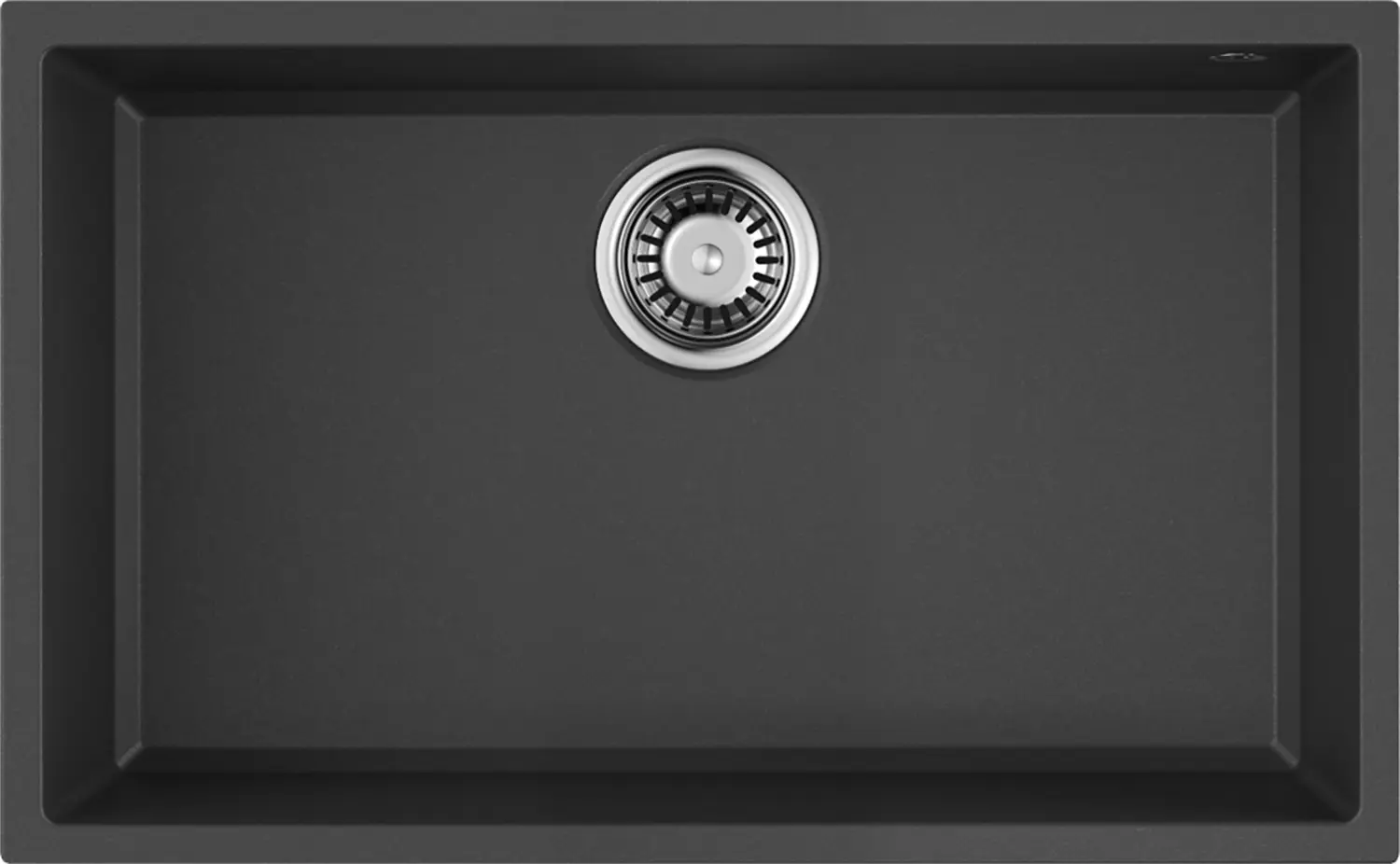 Изображение товара Кухонная мойка OMOIKIRI Tedori 66-U-BL 66x42см искусственный гранит/черный