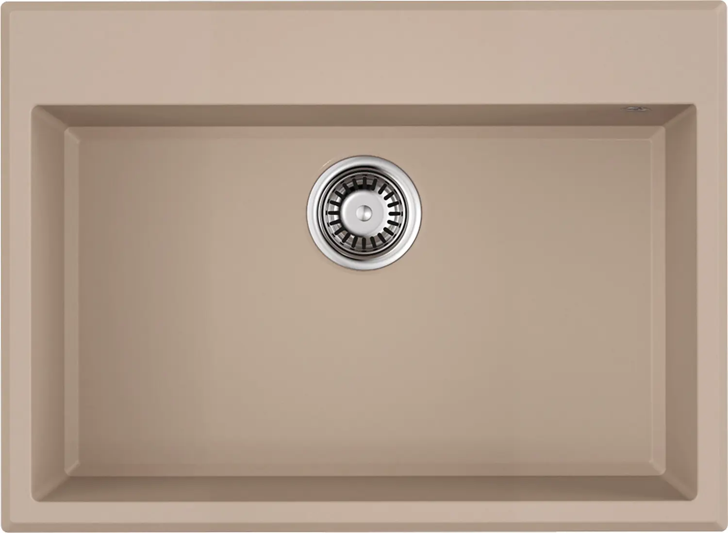 Изображение товара Кухонная мойка OMOIKIRI Tedori 68-SA 68x50см искусственный гранит/бежевый