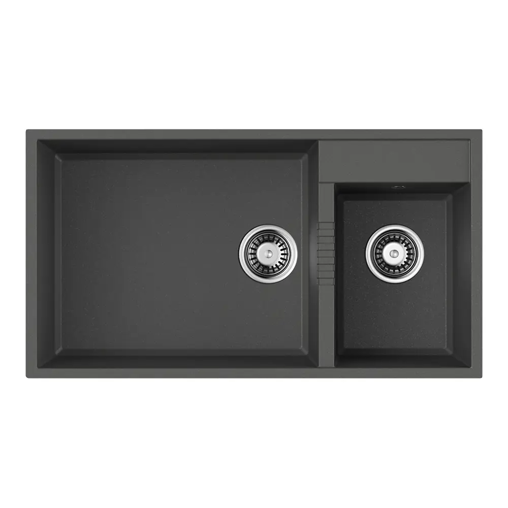 Изображение товара Мойка для кухни врезная Omoikiri 4993947 85x85 см глубина чаши 21.5 см искусственный камень цвет платиновый