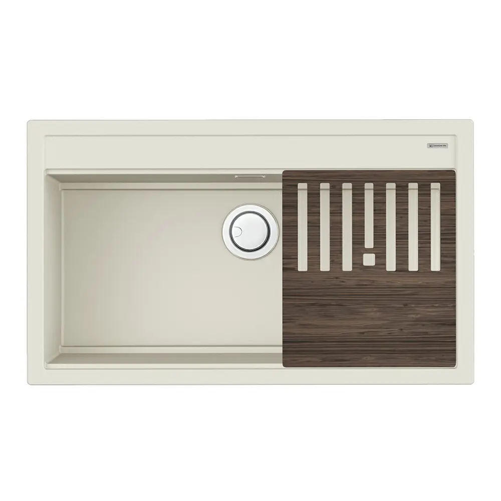 Изображение товара Кухонная мойка OMOIKIRI Kitagawa 86-LB-WH 86x51см керамика/белый