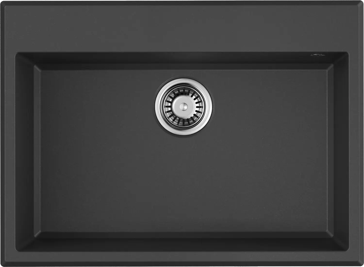 Изображение товара Кухонная мойка OMOIKIRI Tedori-68-BL 68x50см искусственный гранит/черный