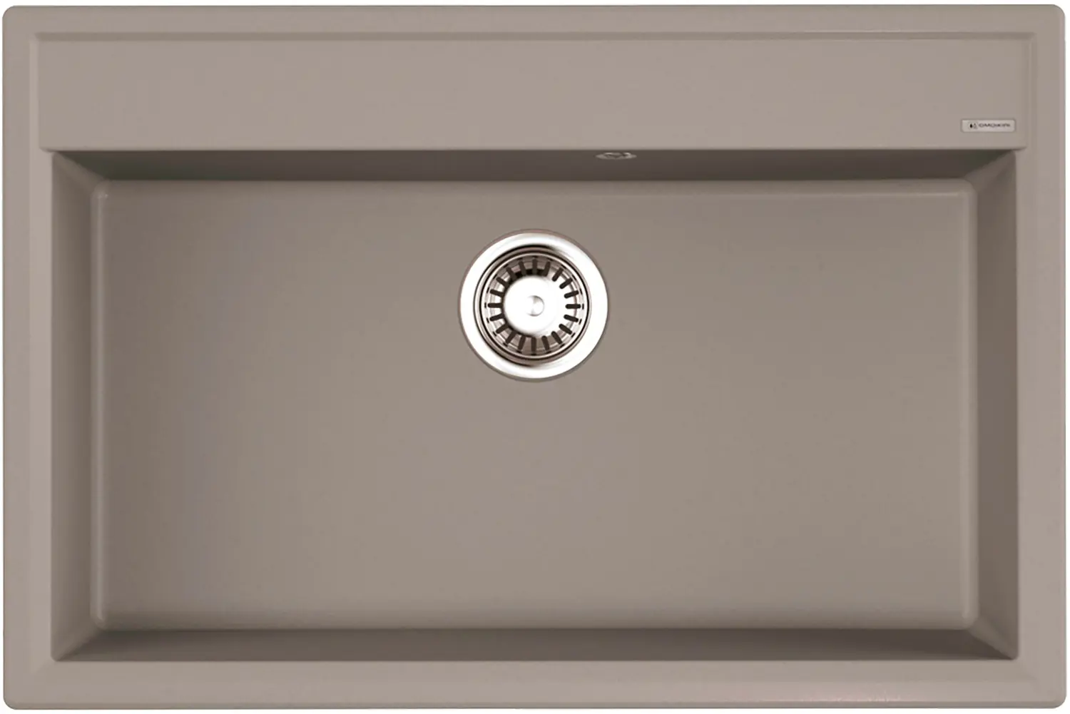 Изображение товара Кухонная мойка OMOIKIRI Daisen 77-GR 77x51см искусственный гранит/Leningrad Grey
