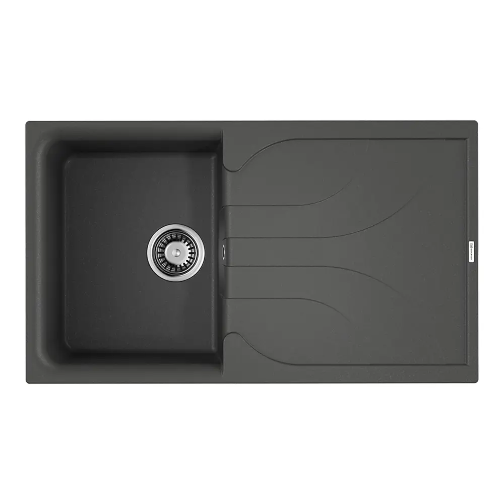 Изображение товара Кухонная мойка OMOIKIRI Yasugata 86-PL 86x50см искусственный гранит/платина