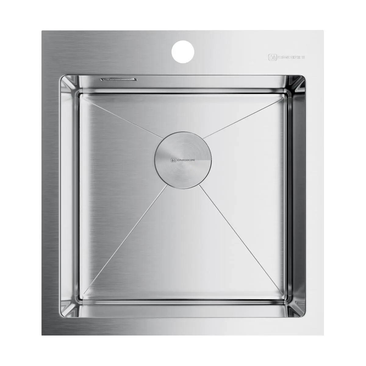 Изображение товара Кухонная мойка OMOIKIRI Akisame 46-IN 46x51см нерж.сталь/нержавеющая сталь