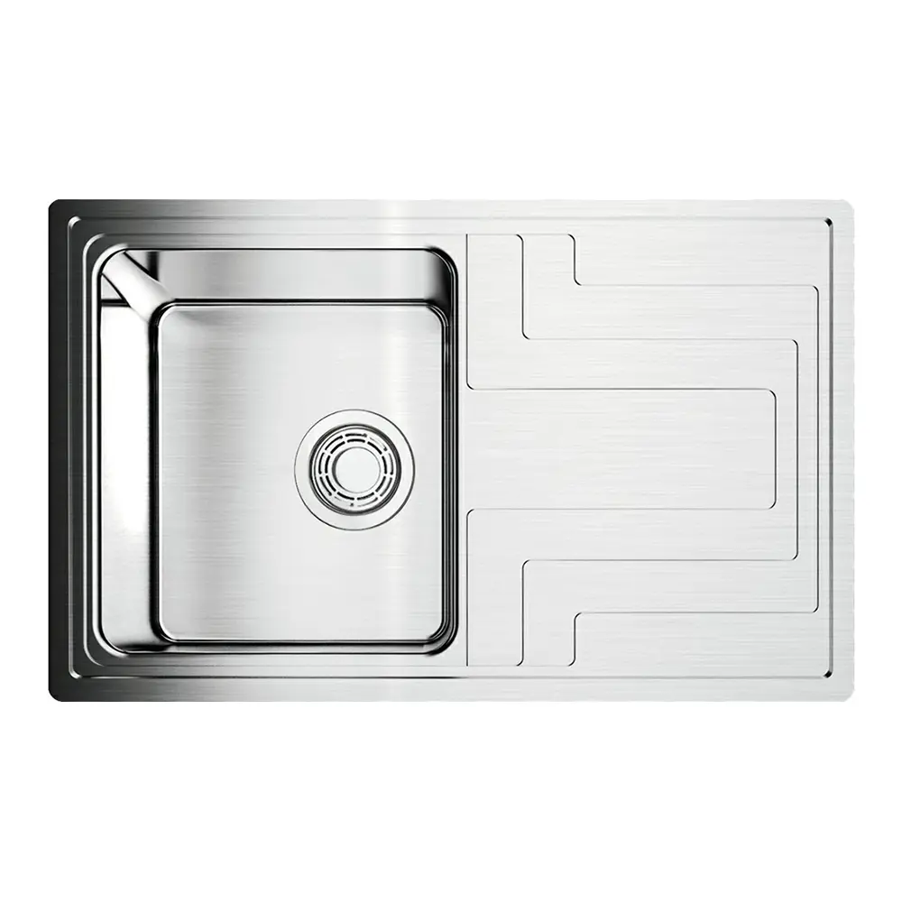Изображение товара Кухонная мойка OMOIKIRI Mizu 78-IN 78x48см унив./из нержавеющей стали