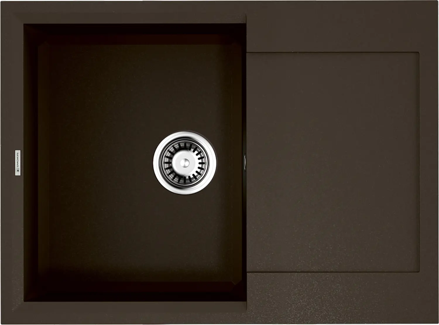 Изображение товара Кухонная мойка OMOIKIRI Sakaime 68-DC 68x50см искусственный гранит/темный шоколад
