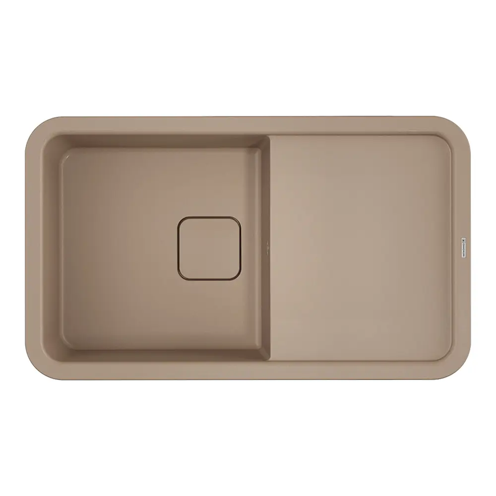 Изображение товара Кухонная мойка OMOIKIRI Tasogare 86-SA 86x51см искусственный гранит/бежевый