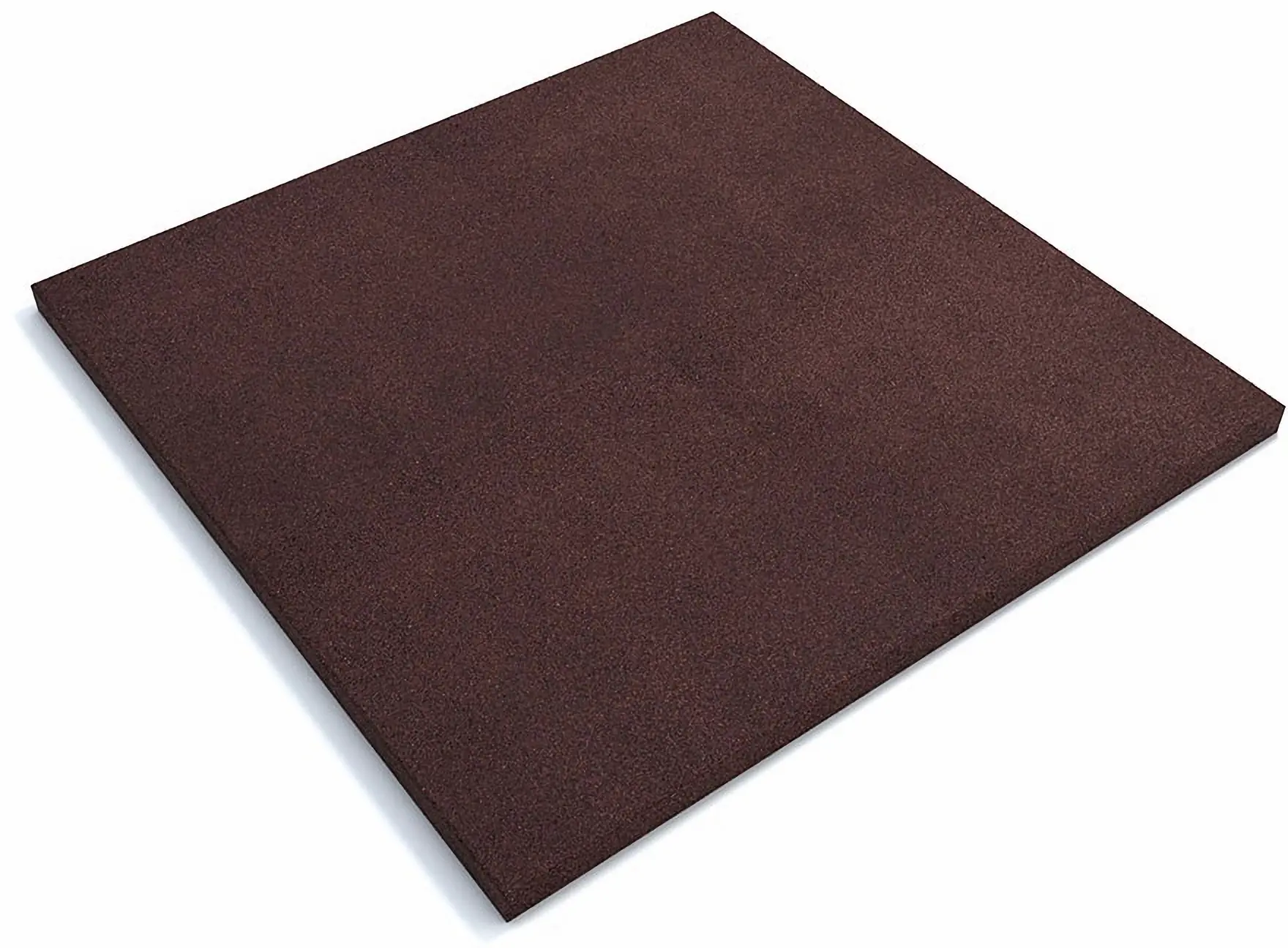 Изображение товара Резиновая плитка 1000x1000x40 мм для грунта коричневая 1 м²