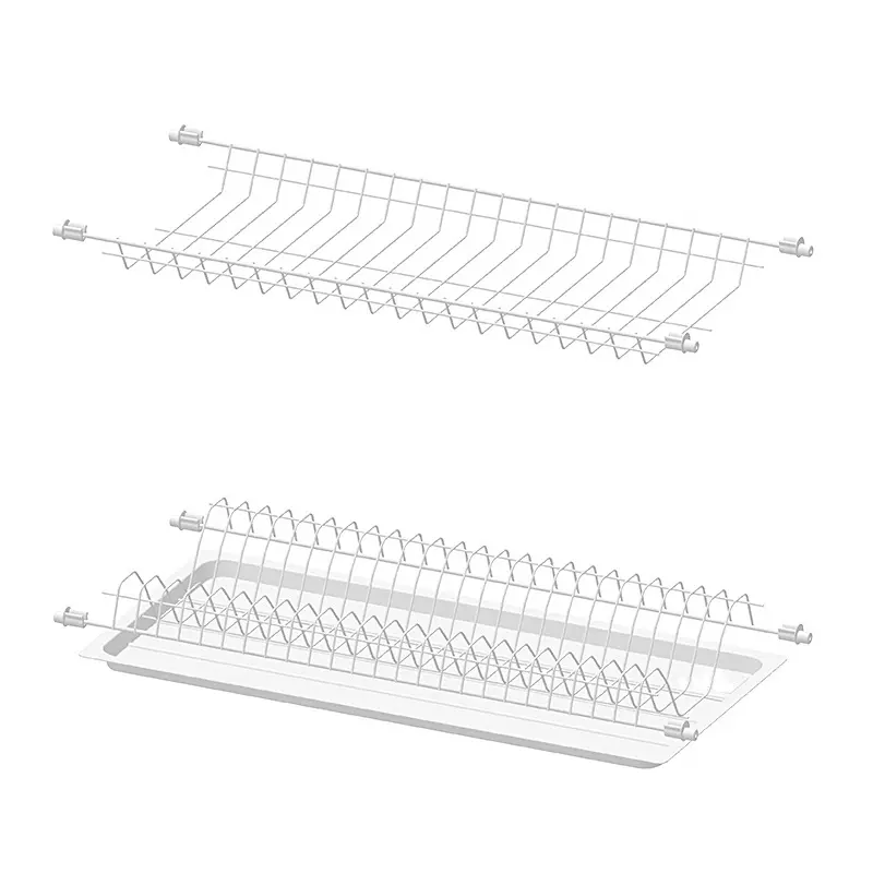Изображение товара Сушилка для посуды Виор-плюс Стандарт 1 36.5 см 2 яруса цвет белый