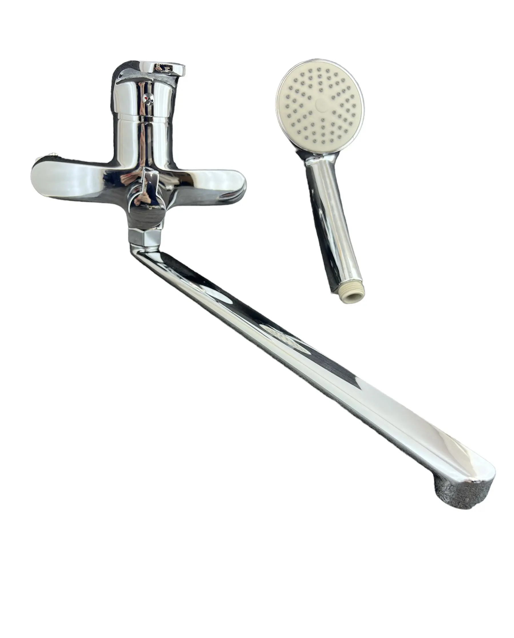 Изображение товара Смеситель для ванны Mynah M2232 однорычажный с душевой лейкой цвет серебристый