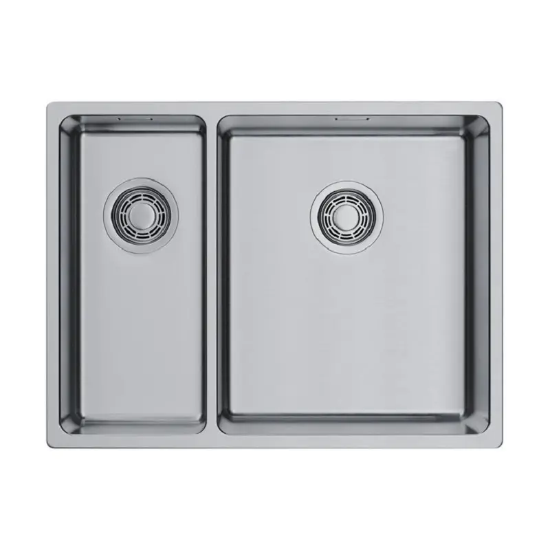 Изображение товара Интегрированная мойка Omoikiri Tadzava 58-2-U/I-IN-R 58x44x20 см нержавеющая сталь цвет сталь