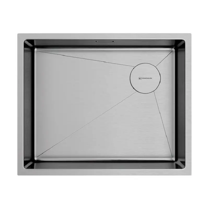 Изображение товара Интегрированная мойка Omoikiri Taki 54x44x20 см нержавеющая сталь цвет сталь
