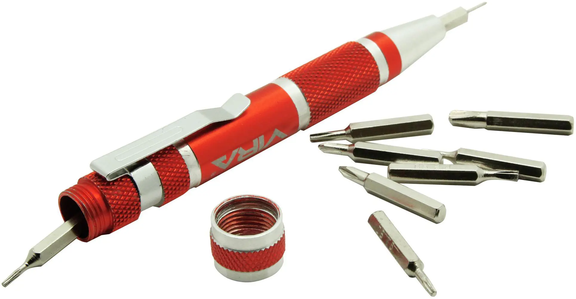 Изображение товара Отвертка для точных работ с набором бит Vira 303007, 9 предметов