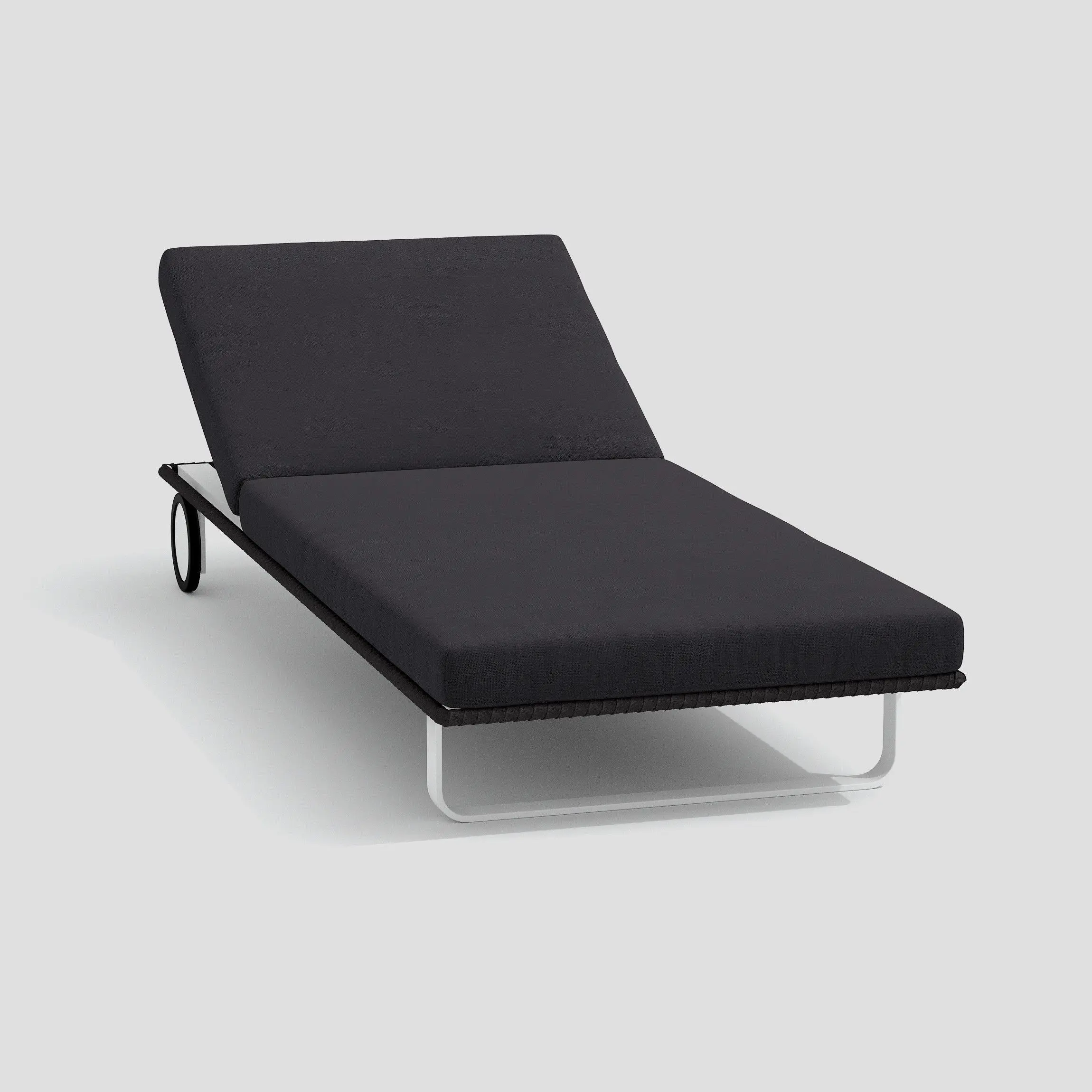 Изображение товара ШезЛонг Ideal patio Outdoor style COSTA 191 см х 71.5 см х 30 см металл/полиэстер белый