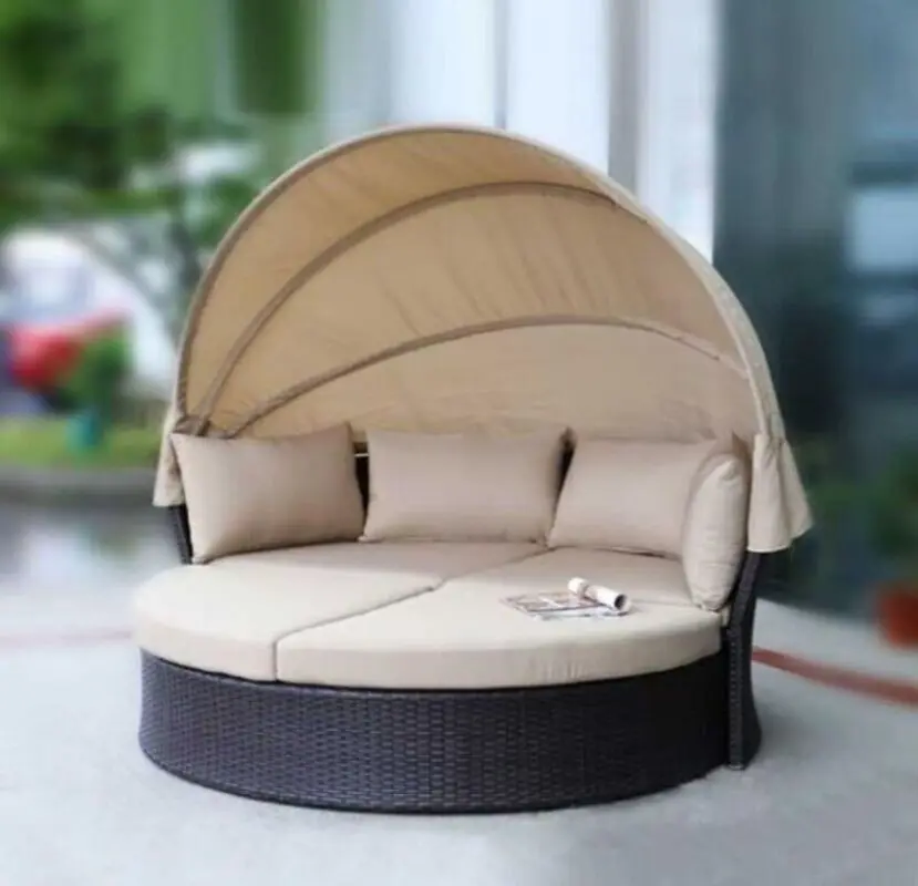 Изображение товара Шезлонг Ideal patio outdoor style AFM-325 191 см х 71.5 см х 30 см сталь/полиэстер коричневый