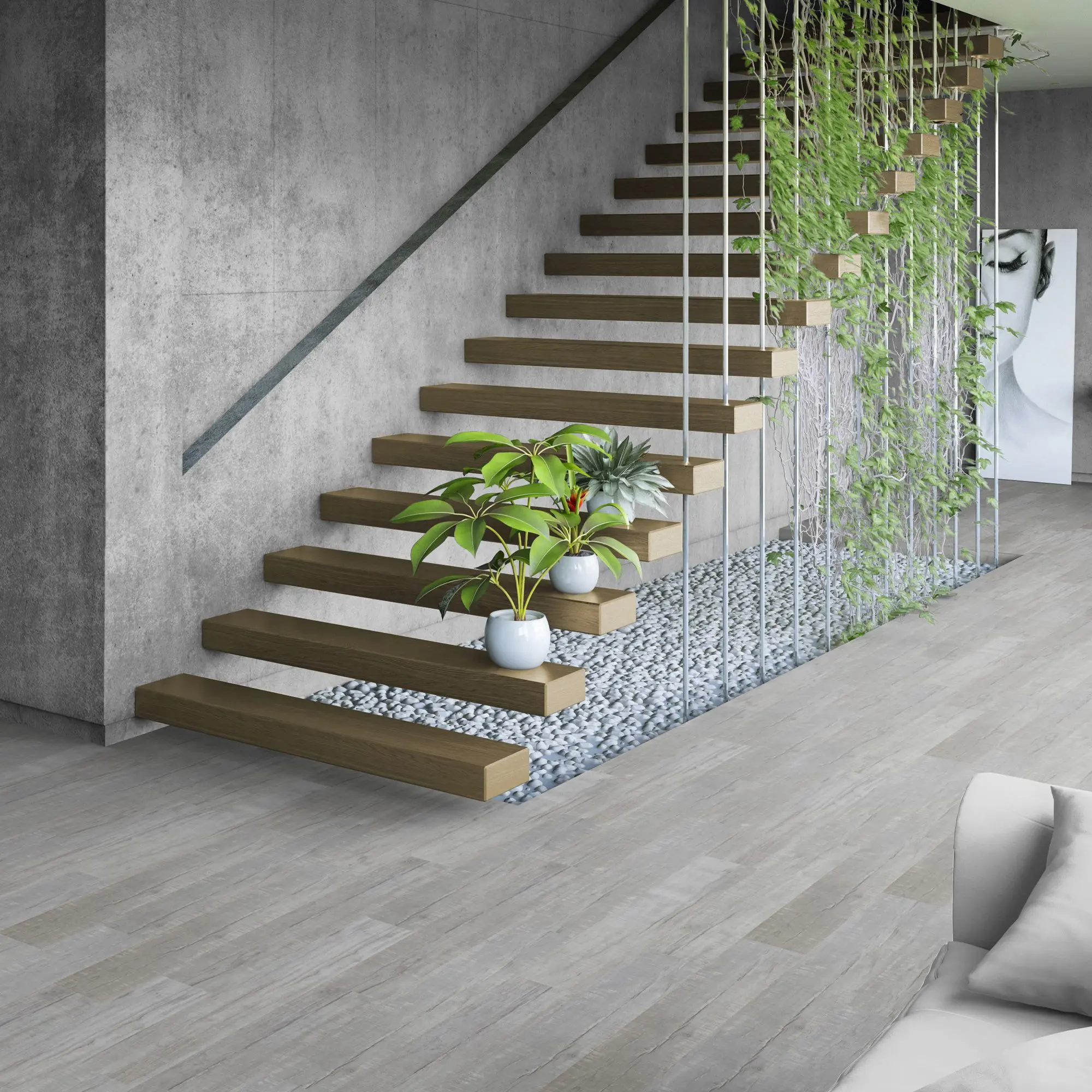 Изображение товара ПВХ плитка Tarkett Jazz Oscar 41 класс 2.1 мм 2.5 м² серый дерево