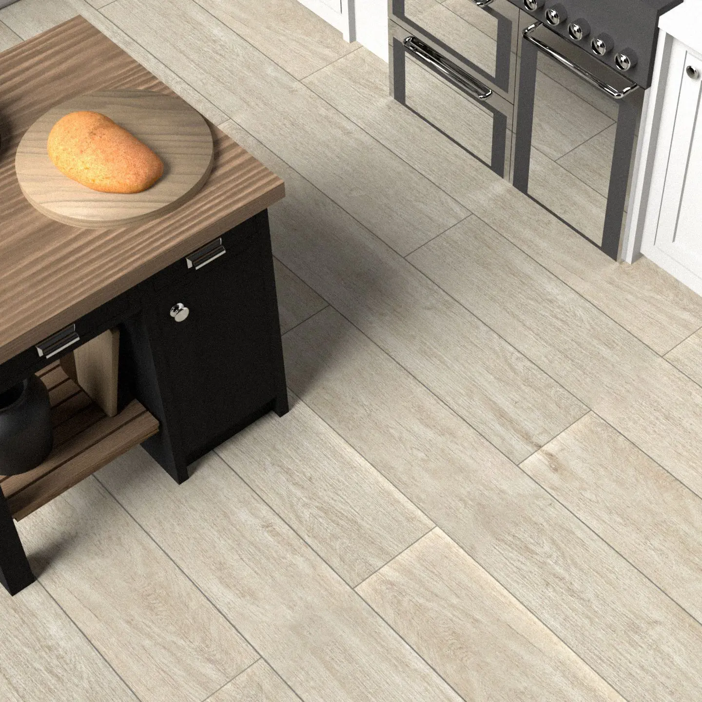 Изображение товара СПС плитка Дуб Роанн 33 класс 4 фаски толщина 4 мм, влагостойкая, имитация дерева