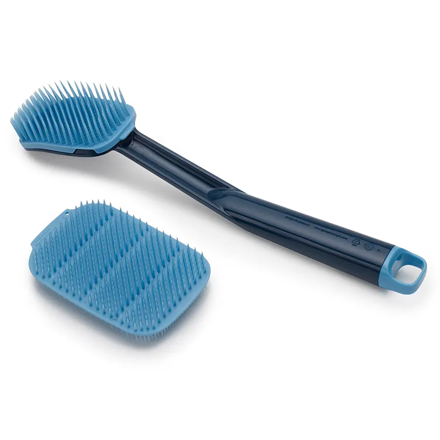 Изображение товара Набор из 2 щеток для мытья посуды CleanTech синий