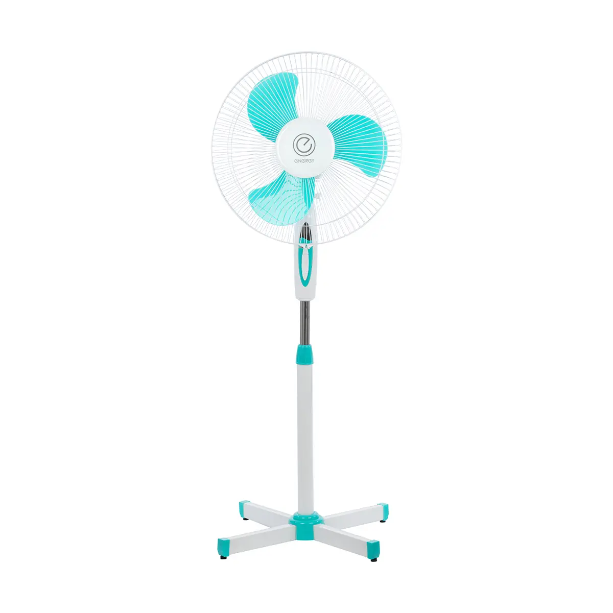 Изображение товара Вентилятор напольный Energy EN-1659 40 Вт D18 см цвет белый с зеленым