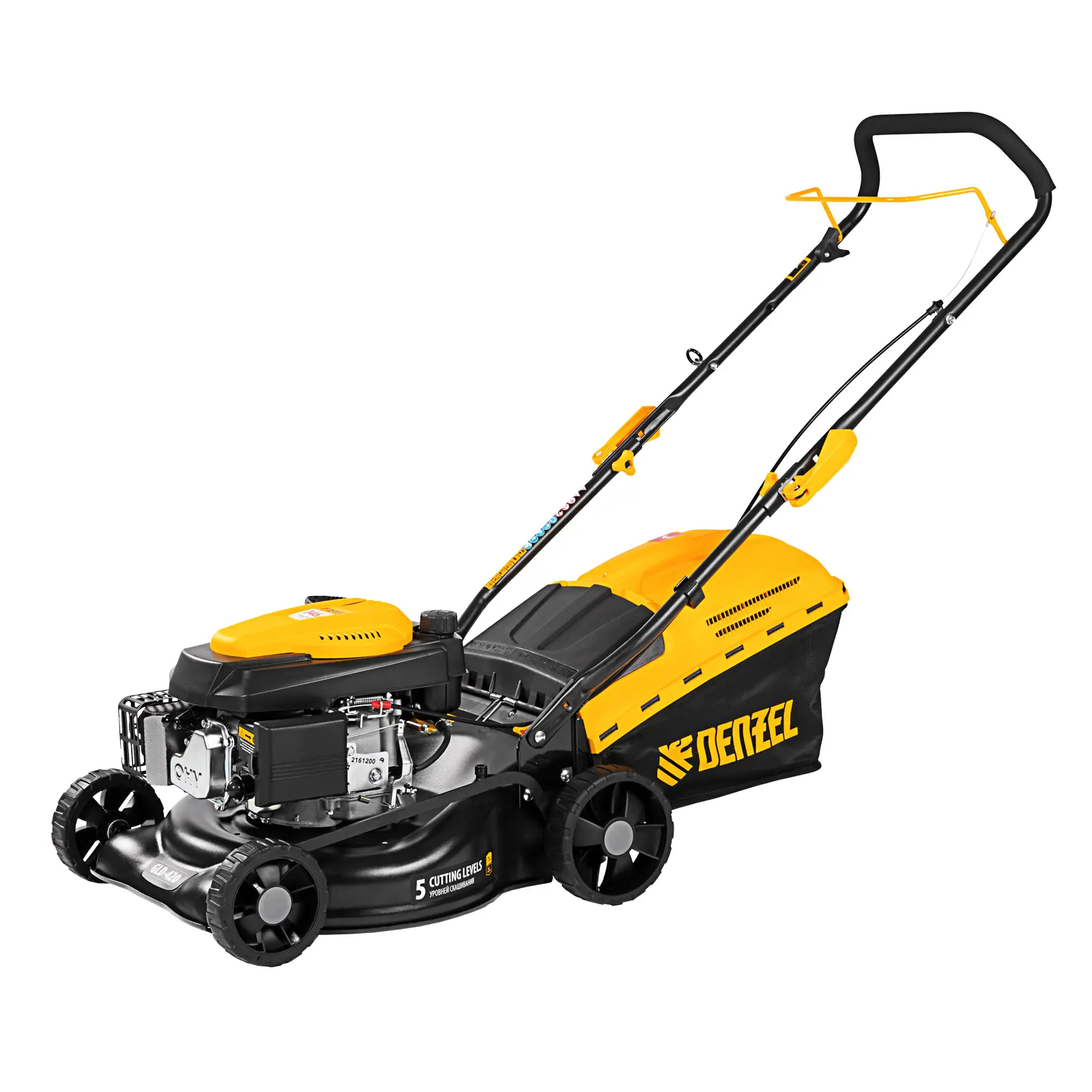 Изображение товара Газонокосилка бензиновая не самоходная Denzel GLD-420 4.5 л.с. 42 см