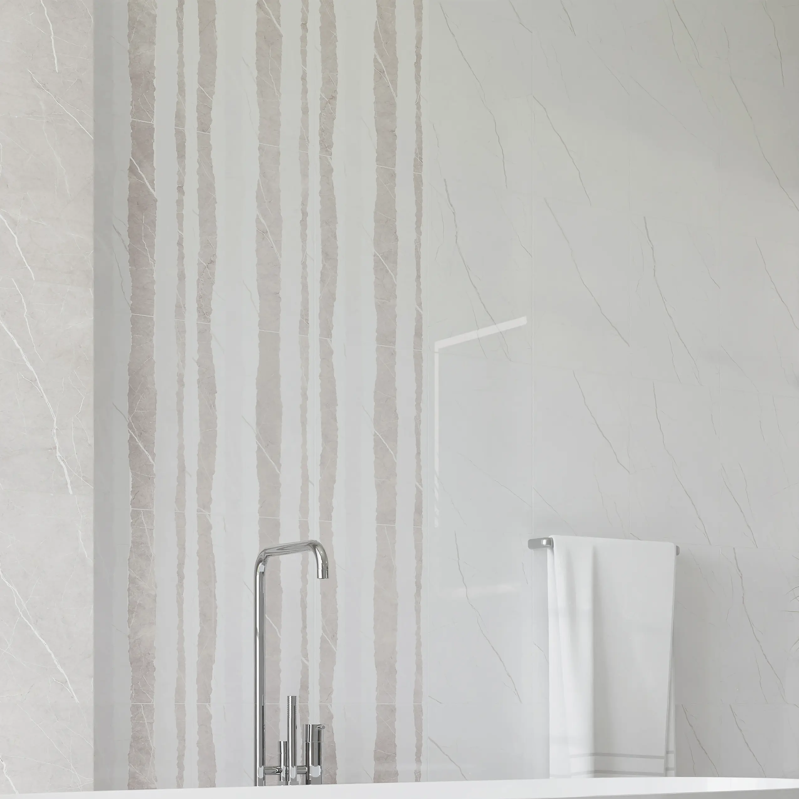 Изображение товара Плитка настенная Керамин Астория 3С 40x27.5 см глянцевая светло-бежевый