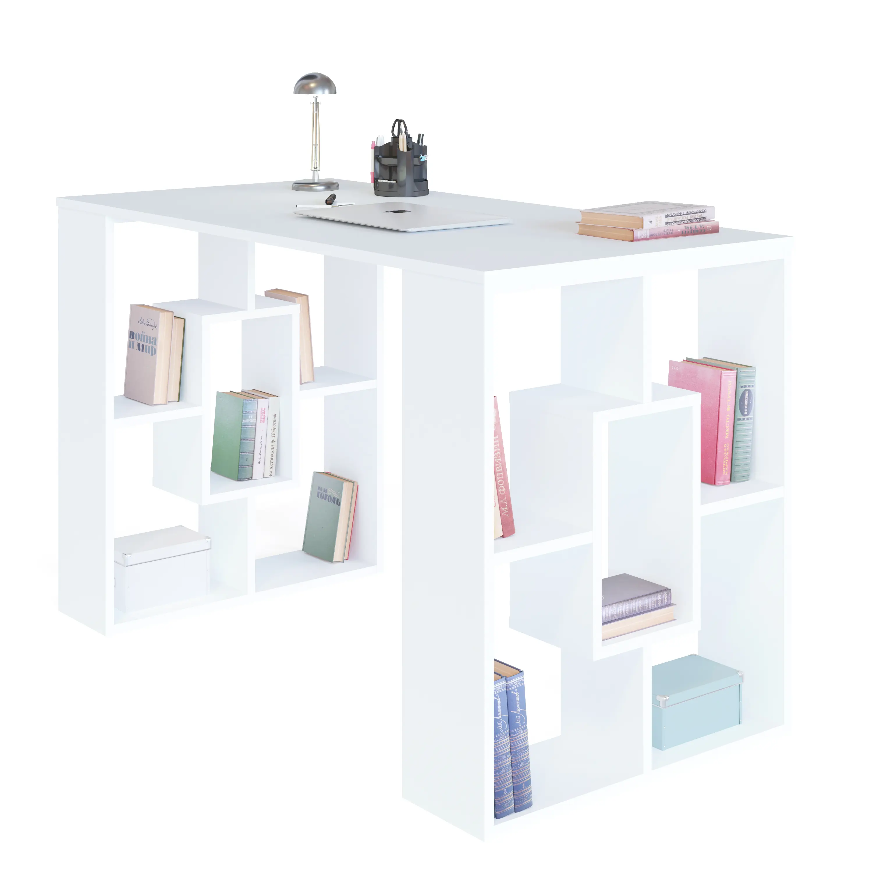 Изображение товара Компьютерный стол Сокол-Т СПм-15 120x74x60 см белый