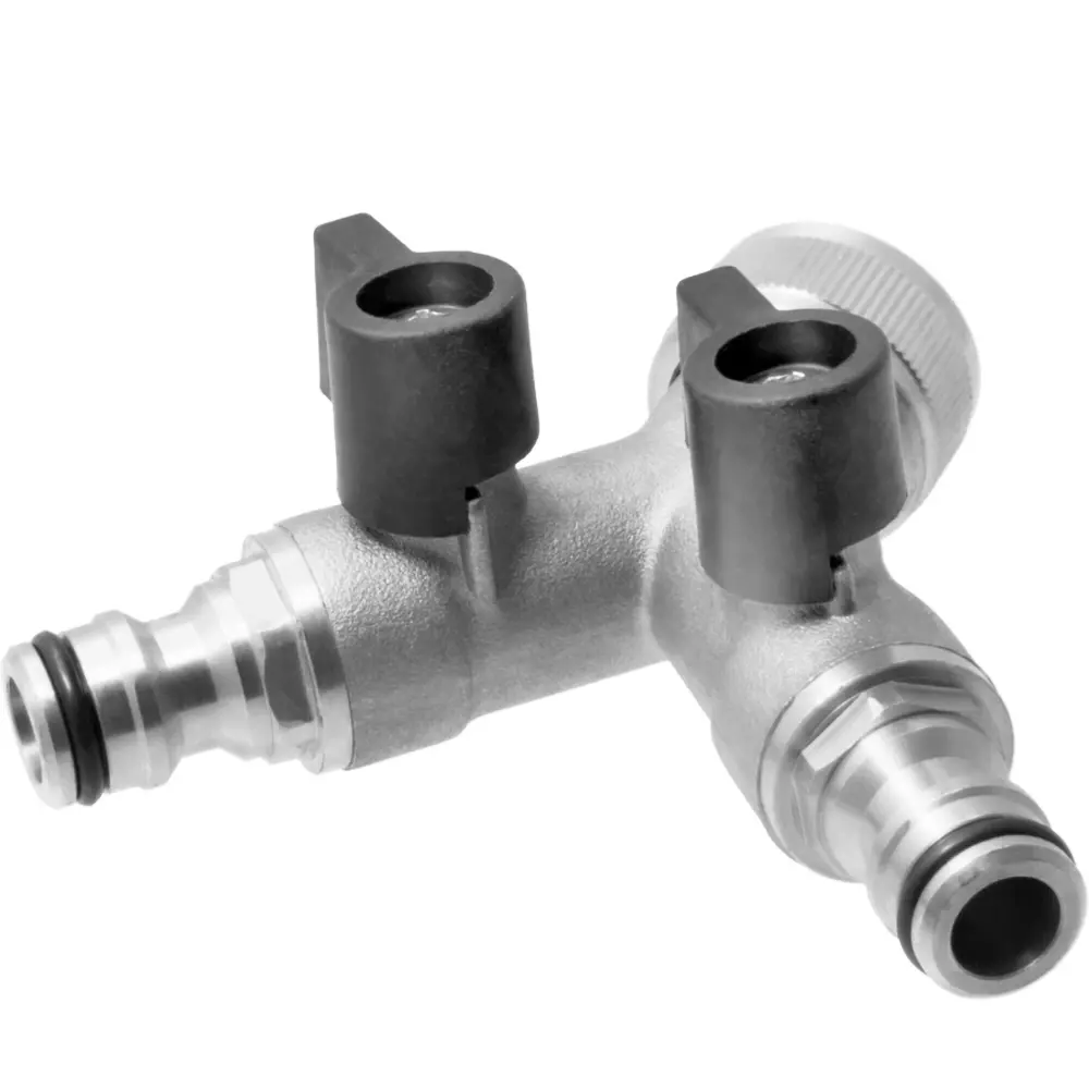 Изображение товара Распределитель 2 канала с подключением 3/4 дюйма для системы полива