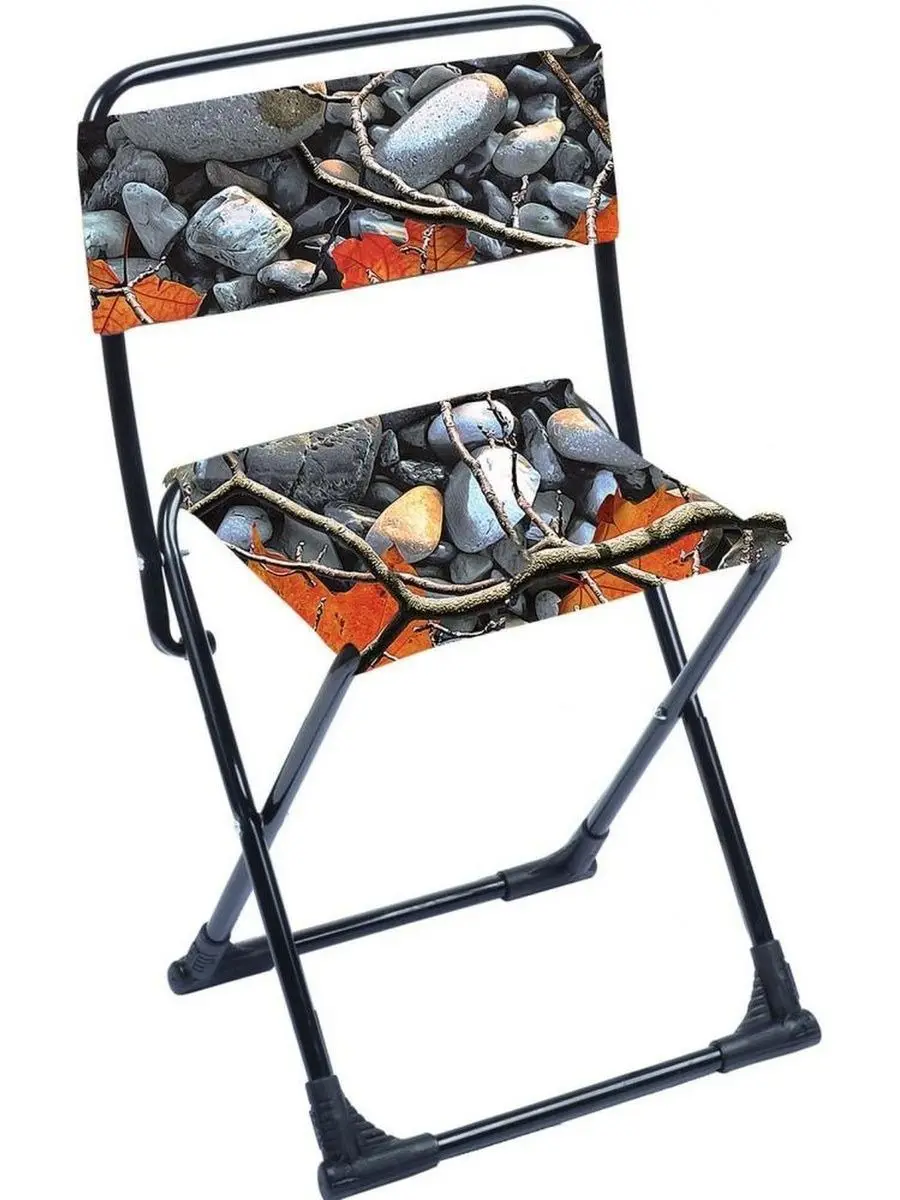 Изображение товара Стул садовый складной Nika 35x38.5x65 см металл серый/серебристый