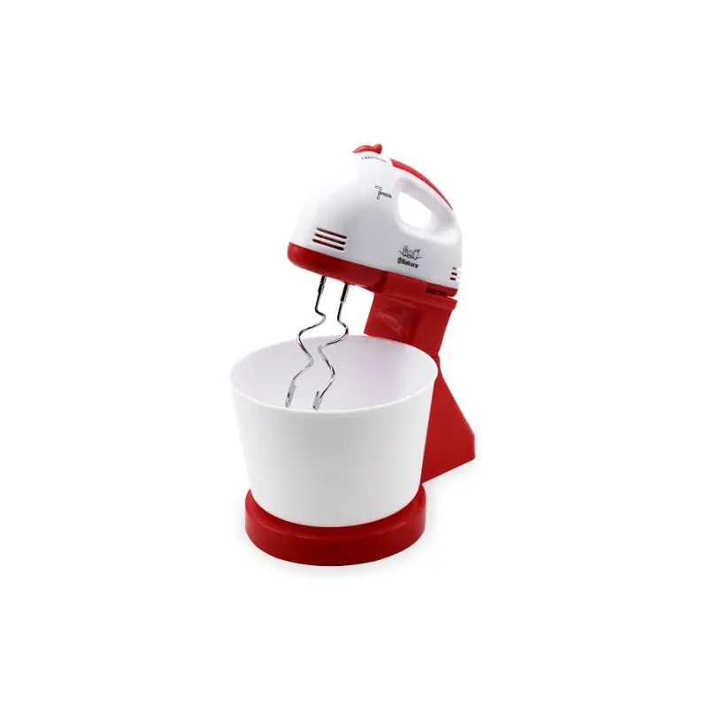 Изображение товара Миксер планетарный Sakura SA-6313CR 250 Вт цвет белый, красный