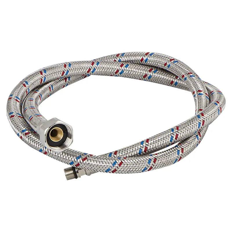 Изображение товара Гибкая подводка для воды 1/2" М10 штуцер-гайка 100 см